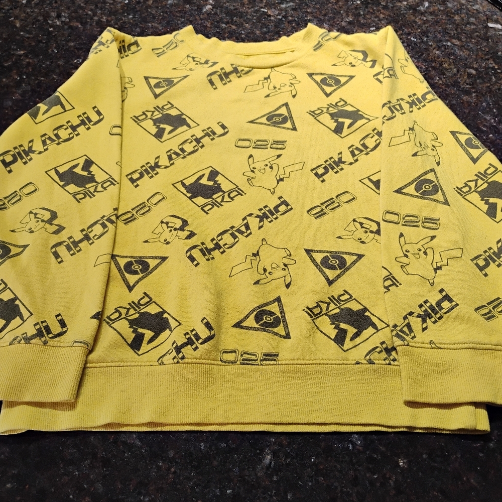 Pikachu Yellow Kids Shirt